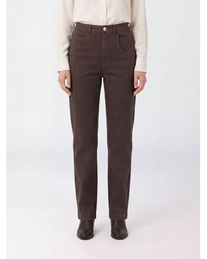 Eleventy 5-Pocket-Hose Mit Geradem Bein Aus Reiner Schurwolle - Braun