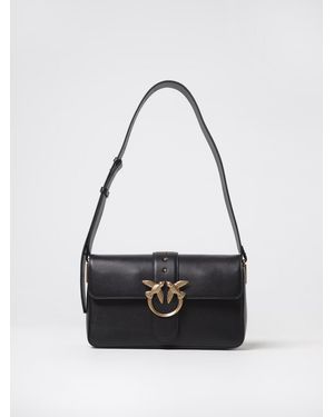 Pinko Love Bag Slouchy Leather Bag - White
