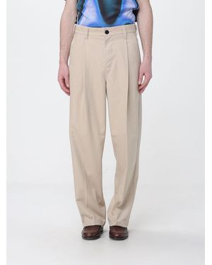 Obey Rayon Blend Wide Leg Pants - Natural