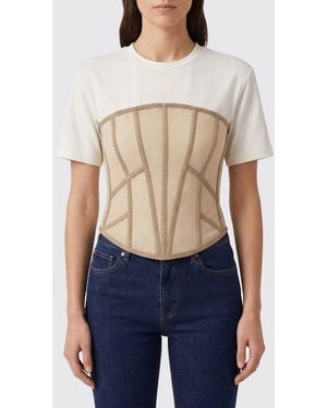 GIUSEPPE DI MORABITO Corset Top - Blue