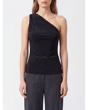 Norma Kamali Slim-Fit One-Shoulder-Top Von Aus Jersey Mit Asymmetrischem Ausschnitt - Blau
