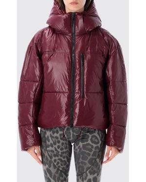 adidas By Stella McCartney Short Hooded Puffer Jacket - Red
