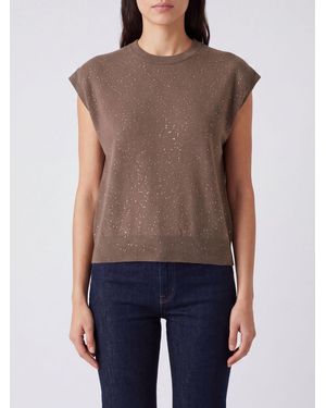 Herno Gilet Femme - Bleu