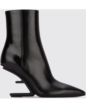 Fendi First Leather Trainers By - Black