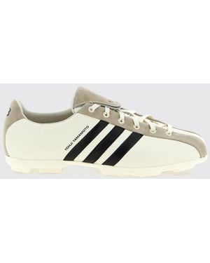 Y-3 Field Leather Trainers - Natural