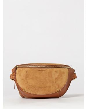 Jérôme Dreyfuss Lino Bicolour Smooth And Suede Leather Belt Bag - Brown
