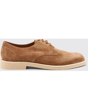 Brunello Cucinelli Zapatos Derby De Ante - Marrón
