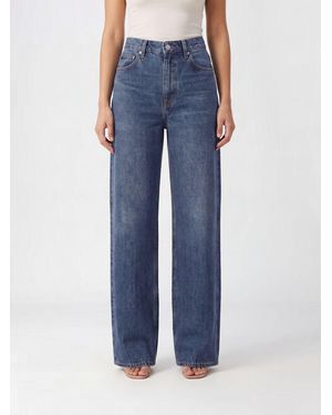 Rag & Bone Jeans Andi Flared A Vita Alta - Blu