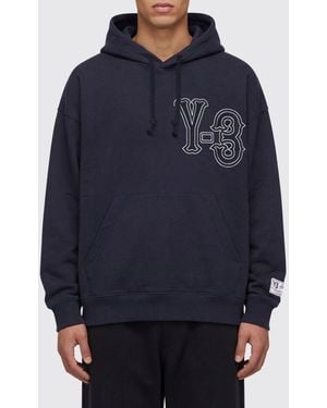 Y-3 Felpa Con Cappuccio - Bleu