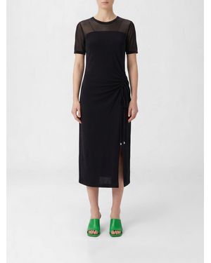Patrizia Pepe Stretch Jersey Midi Dress - Black