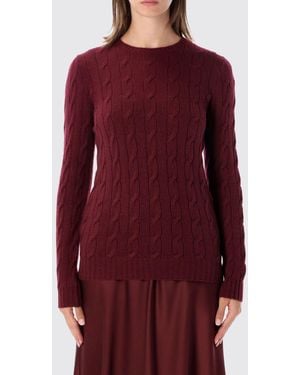 Ralph Lauren Slim Fit Pure Cashmere Crewneck Jumper - Red