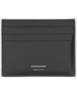 Ferragamo Cartera Hombre - Gris