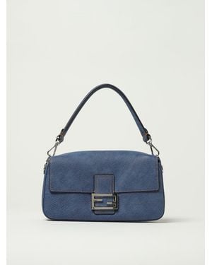 Fendi Sac Porté Main Femme - Bleu