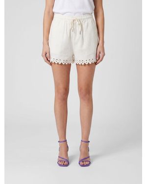 Isabel Marant Cotton Jogging Shorts - White
