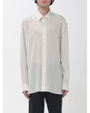 Tom Ford Polka Dot Silk Shirt - White