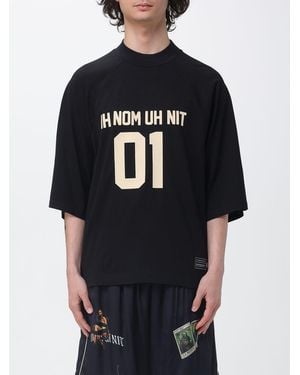 ih nom uh nit Oversized Cotton T-Shirt 01 - Black