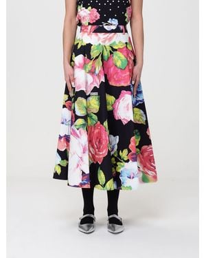 Moschino Floral Cotton Skirt - White