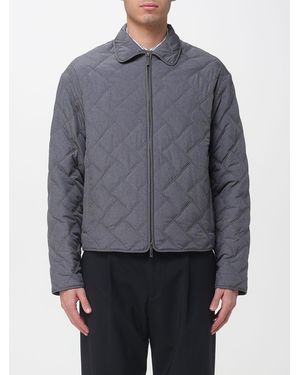 Emporio Armani Polyester Down Jacket - Grey