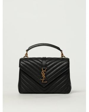 Saint Laurent Bolso De Hombro Mujer - Negro