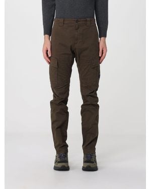 C.P. Company Slim Fit Stretch Cotton Cargo Trousers - Black