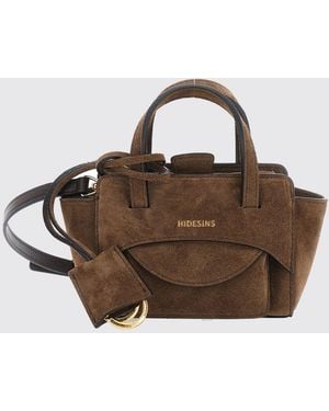 Helen Kaminski Suede Mini Handbag With Removable Shoulder Strap - Brown