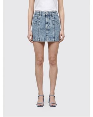 Isabel Marant Denim Mini Skirt - Blue
