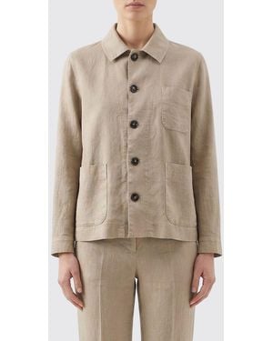 Circolo 1901 Cotton And Linen Shirt Jacket - Natural