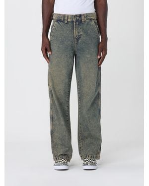 Dickies Relaxed Fit Denim Carpenter Jeans With Hammer Loop - Grey