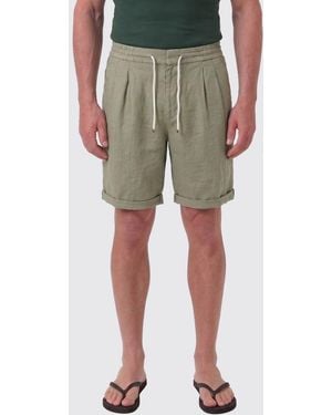 Brunello Cucinelli Linen Drawstring Shorts - Green