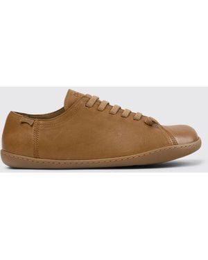 Camper Peu Leather Trainers - Brown