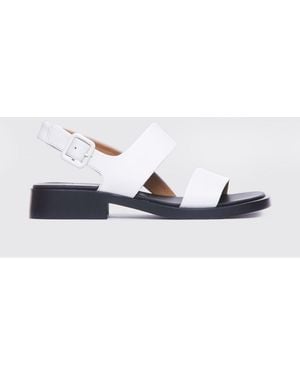 Camper Dana Leather Sandals - White