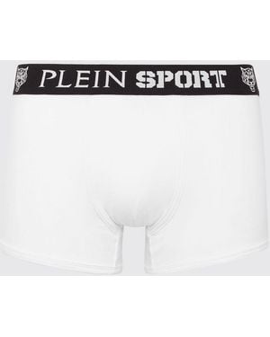 Philipp Plein Bóxer De Mezcla De Algodón Elástico Philipp Plein - Blanco