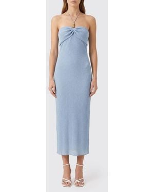 Magda Butrym Lyocell Dress - Blue
