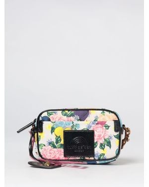 Kurt Geiger Mini Bolso Bandolera Southbank De En Lona Con Estampado Floral - Negro