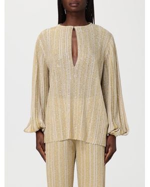 Missoni Sequined Lurex Jersey Blouse - Natural