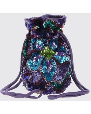 P.A.R.O.S.H. Schultertasche Damen P.A.R.O.S.H - Blau