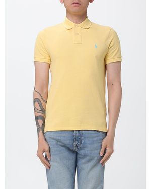 Polo Ralph Lauren Basic Cotton Polo Shirt With Pony Logo - Blue