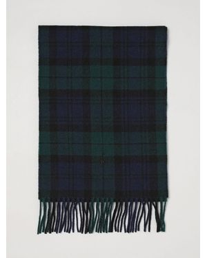 Polo Ralph Lauren Tartan Plaid Wool Scarf - Blue