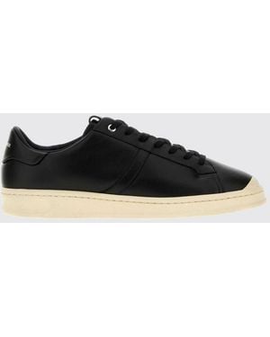 Jil Sander Low-Top Smooth Calfskin Sneakers With Rubber Sole - Black