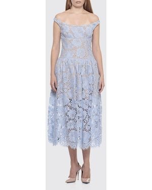 Self-Portrait Dress - Blue