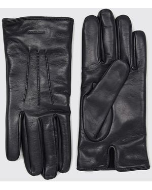 Giorgio Armani Gants Homme - Noir