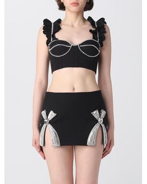 Area Top Cropped - Nero