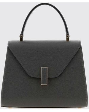 Valextra Iside Mini Handtasche Von Aus Genarbtem Kalbsleder Mit Schulterriemen - Schwarz