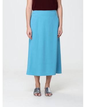 Jil Sander Gonna Tubino Midi - Blu