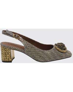 Kurt Geiger Chelsea Rhinestone-Embellished Slingback Pumps - Natural