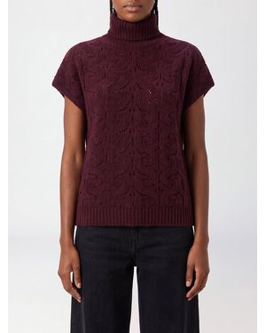 Etro Short-Sleeved Turtleneck Sweater - Red