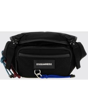 DSquared² Nylon Utility Bum Bag With Adjustable Strap And Charm - Black