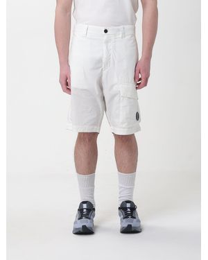 C.P. Company Cotton Cargo Shorts - White
