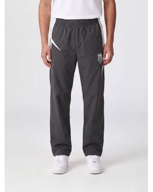 Represent Cotton-Blend Jogging Pants With Elasticated Waist And Logo - Grey