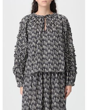 Ulla Johnson Printed Cotton Blouse - Grey